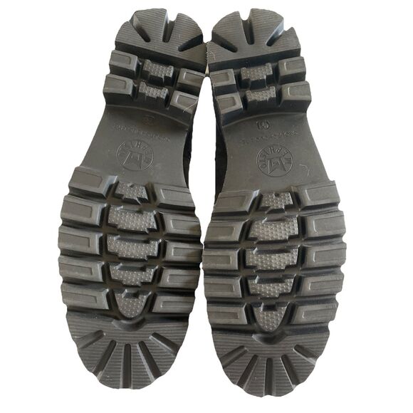 Mephisto Women's Fauve Wedge Boots Ankle Zip Bootie Carbon Velvet Suede Size 10 - Picture 7 of 7